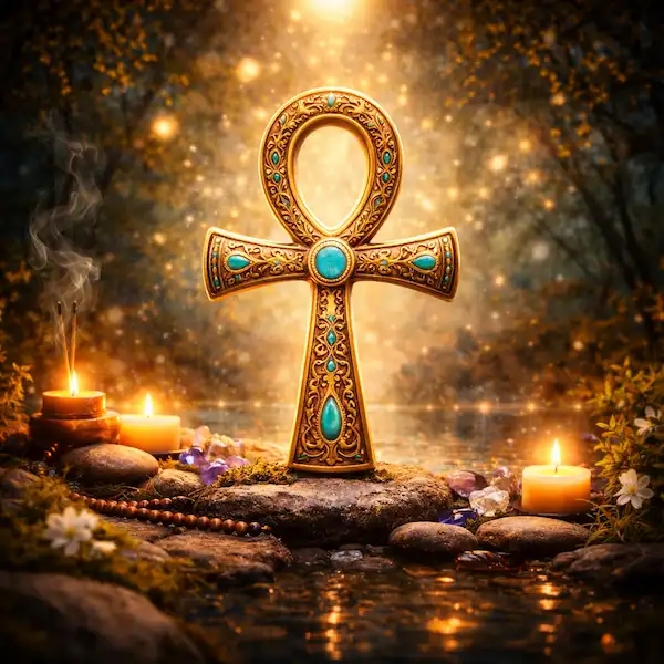 ankh symbol egyptisk livets n�gle spirituel betydning energi evigt liv