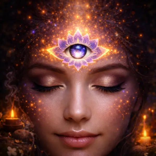 tredje �je symbol i panden intuition indsigt spirituel opv�gning energi
