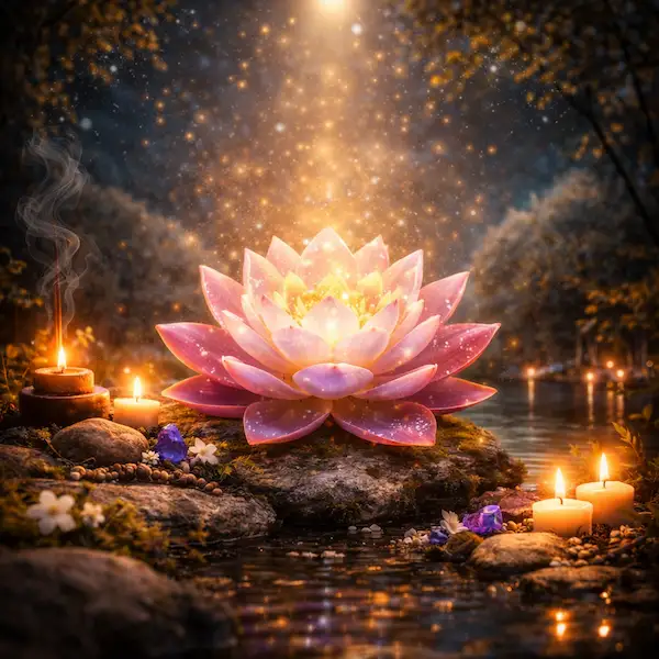 lotusblomst symbol spirituel betydning oplysning renhed og indre ro