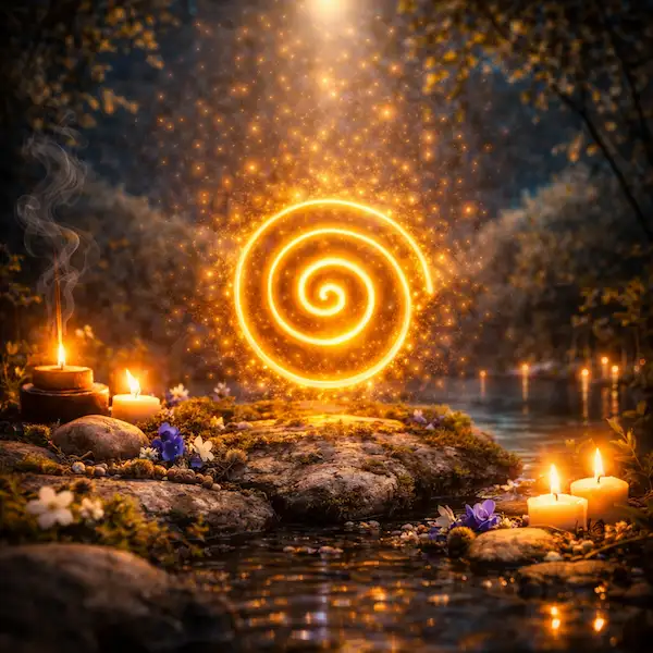 spiral symbol udvikling transformation livets rejse spirituel betydning