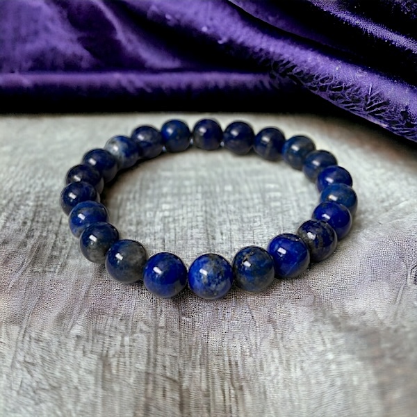 krystal armbånd lapis lazuli