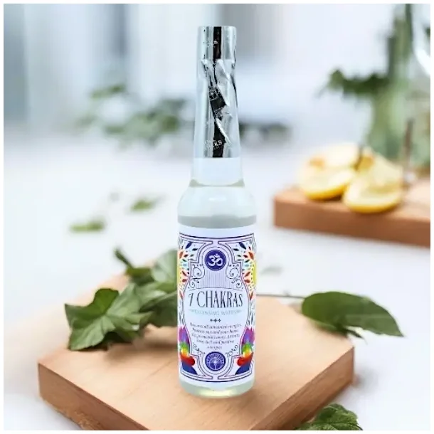 7 Chakra Rensende Vand 221 ml � Balance mellem Krop og Sind