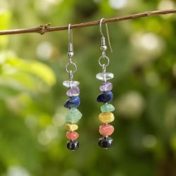 7 Chakra �reringe | �gte Krystaller &amp; Natursten