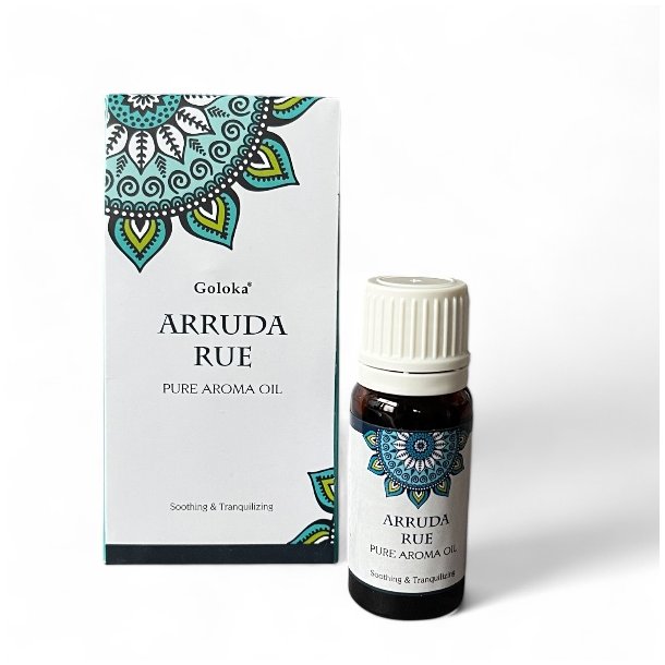 L�kker ren aromaolie med Arruda Rue, indhold 10 ml