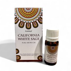 Lkker ren aromaolie med Califonisk hvid salvie, indhold 10 ml