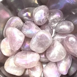 Amethyst Aura Quartz (Ametyst Aura Kvarts) 3�4 cm � iriserende krystal til energi og meditation