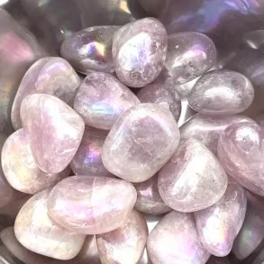 Amethyst Aura Quartz (Ametyst Aura Kvarts) 34 cm  iriserende krystal til energi og meditation