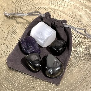 EMF Beskyttelseskrystals�t, Beskyttelse mod Elektromagnetisk Str�ling,  M�l 2 - 3 cm