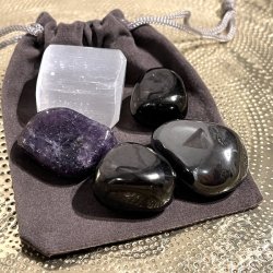 EMF Beskyttelseskrystalst, Beskyttelse mod Elektromagnetisk Strling,  Ml 2 - 3 cm