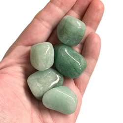 Gr�n aventurin lyse | lommesten | M�l ca. 2,5 - 3 cm (M)