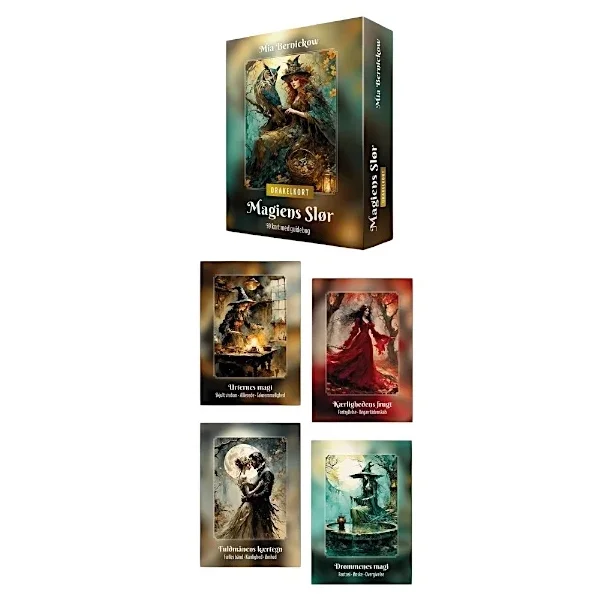 Magiens Slr Orakel  59 kort med guidebog af Mia Bernickow