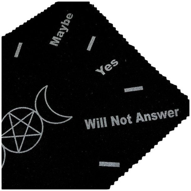 Pendulmtte triple moon | Sort |  Ml 30 x 21 cm