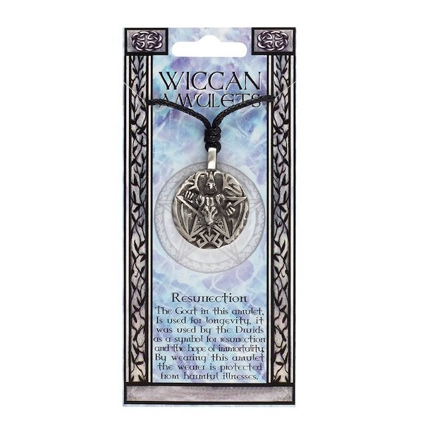 Wicca halskder med pentagram