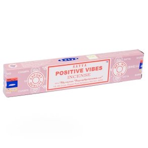 Satya Positive Vibes Rgelsespinde  Naturlig Duft til Meditation