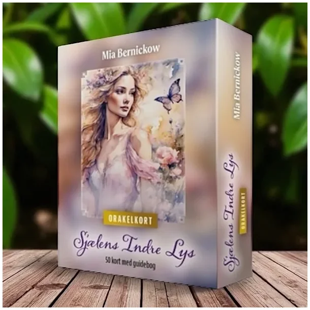 Sjlens Indre Lys Orakel  50 kort med guidebog af Mia Bernickow
