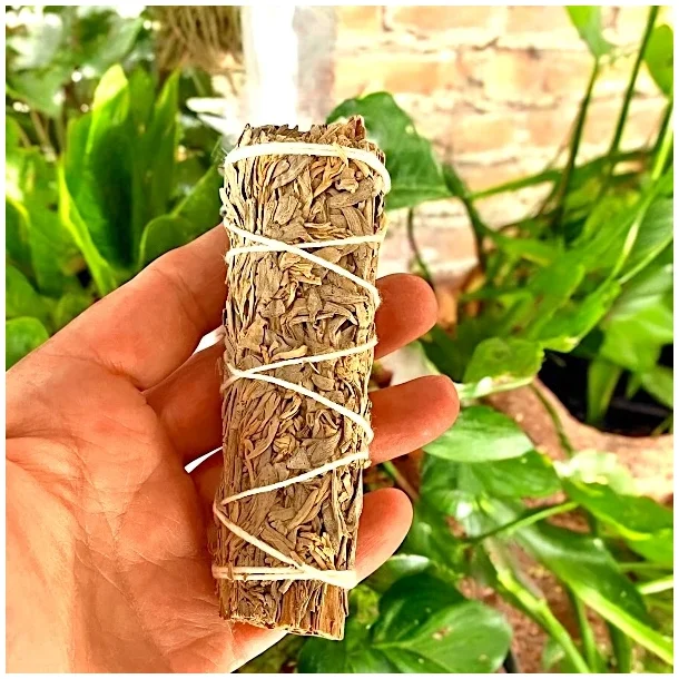 Smudgekit til renselse og beskyttelse med salvie, shungit og hellig rgelse