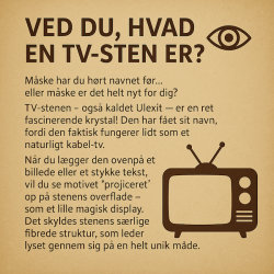 Ulexit (TV-sten) 2,5�3 cm � Seerens krystal til klarhed, indsigt og intuition