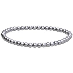 Terahertz armb�nd 16,5�19 cm � 5 mm perler � Energi &amp; beskyttelse