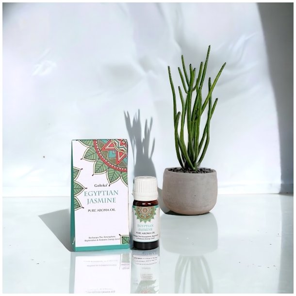 L�kker ren aromaolie med Egyptisk jasmin, indhold 10 ml