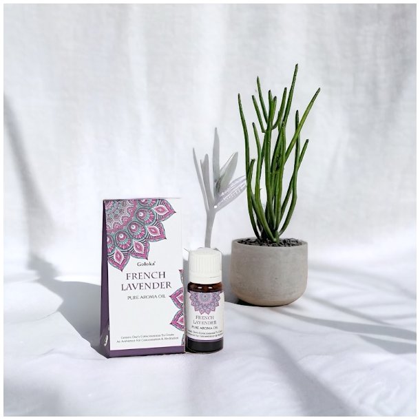 L�kker ren aromaolie med Fransk lavendel, indhold 10 ml