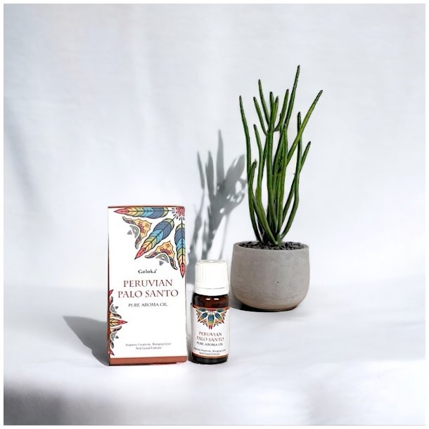 L�kker ren aromaolie med Peruvian palo santo, indhold 10 ml
