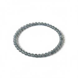 Elastisk akvamarin krystalarmb�nd 4 mm � passer til h�ndled 16,5-18,5 cm