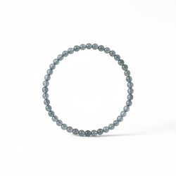 Elastisk akvamarin krystalarmb�nd 4 mm � passer til h�ndled 16,5-18,5 cm