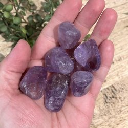 Ametrin lommesten, M�l 2,5 - 3 cm