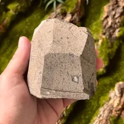 Smuk og unik druzy ametystklynge � 584 g r� krystal fra Uruguay 8 x 7,5 cm