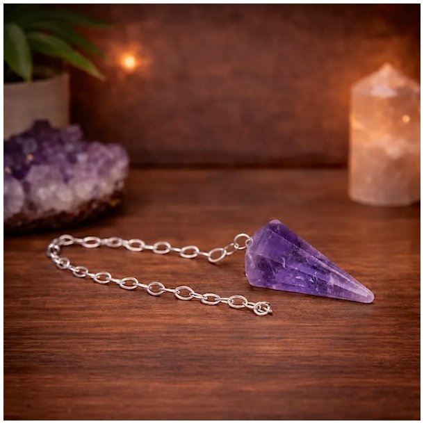 Ametyst Pendul � Intuition &amp; Energiarbejde
