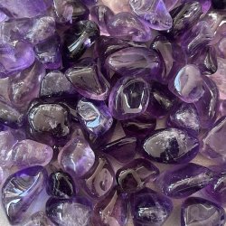 Ametyst lommesten ekstra, M�l 2 - 3 cm