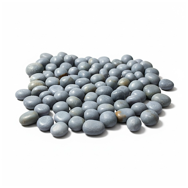 Angelit lommesten � blid bl� krystal til ro og balance 1,5�2,5 cm 