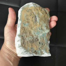 Apophyllit med Stilbit p� Chalcedon 674 g - Unika Krystal fra Indien