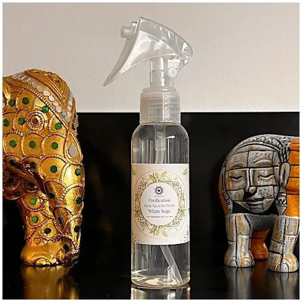 Florida Vand Spray 100 ml med Hvid Salvie � Rensende og Beroligende Mist