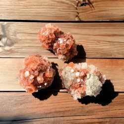 Aragonit klynger,  M�l 5-6 cm i dia.