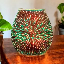 Aroma Lampe Diffuser m. farveskift og Beroligende Effekt