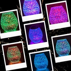 Aroma Lampe Diffuser m. farveskift og Beroligende Effekt