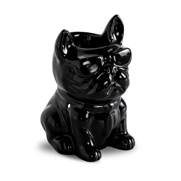 Aromalampe designet som fransk bulldog - 15 x 10,5 cm