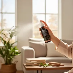 �kologisk Aromaspray Myrte &amp; Sandeltr� � Meditation, Tryghed &amp; Indre Balance | 100 ml