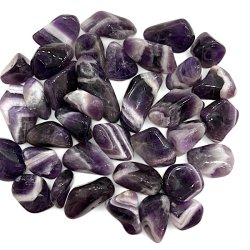 B�nd ametyst lommesten, M�l 2 - 3 cm