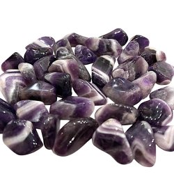 B�nd ametyst lommesten, M�l 2 - 3 cm