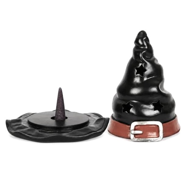 R�gelsesholder heksehat i sort resin-komposit