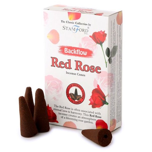 Backflow rgelseskegler fra Stamford - Red rose