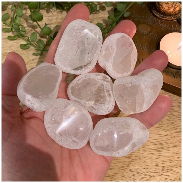 Flodkrystaller i bjergkrystal, Ml ca. 3 cm