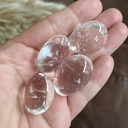 Bjergkrystal lommesten,  Ml 2,5 - 3 cm 