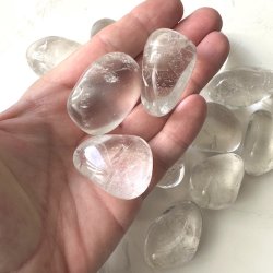 Bjergkrystal XL lommesten,  M�l 3 - 4 cm 
