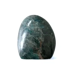 Unik bl apatit freeform 510 g  kraftfuld poleret krystal 9,1 x 8 cm