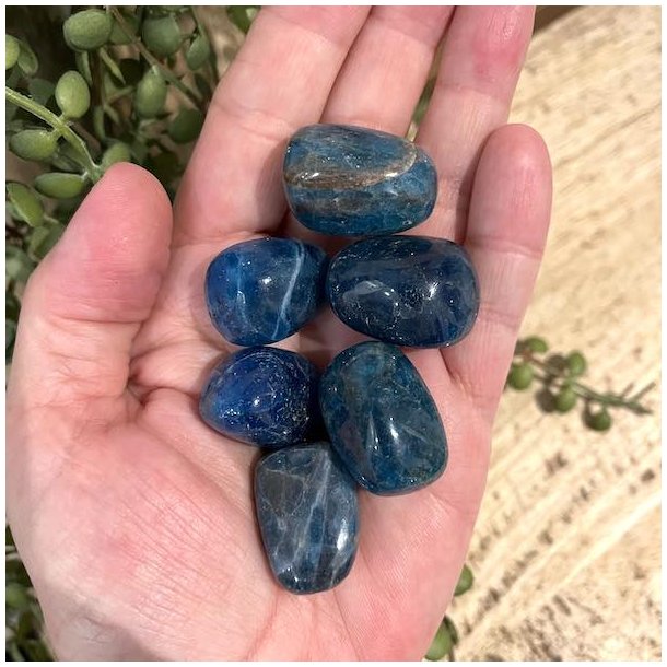 Bl apatit lommesten,  Ml 2,5 og 3 cm