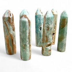 Bl Aragonittrne 7 x 1,5 cm  Elegante og i Fin Kvalitet