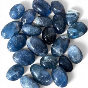 Bl fluorit lommesten, Ml imellem 3 - 4 cm